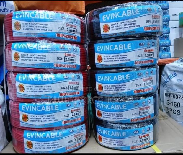Evincable 2.5mm Single Electric Wire(90metres)