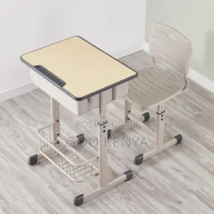 School Desk; Modern Design School Desk and Chairs