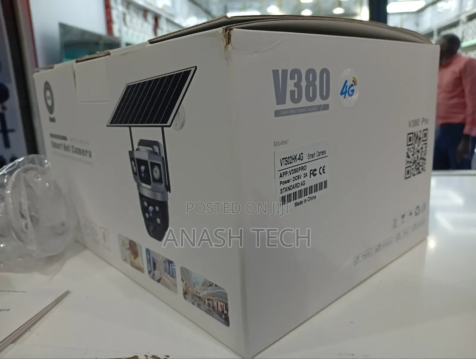 V380 Pro Dual Lence CCTV Camera 4g Simcard