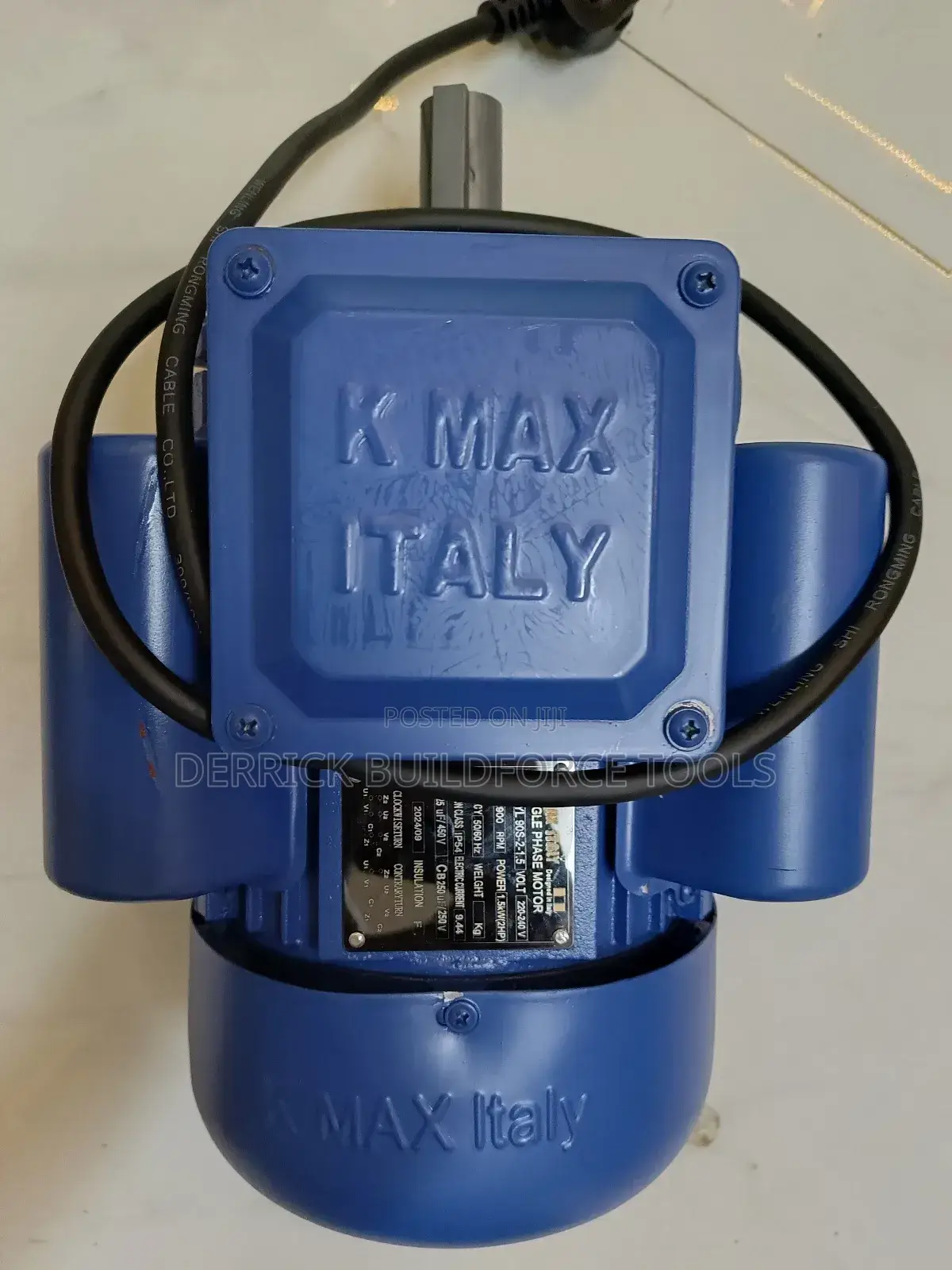 Kmax Italy 2hp Single Phase High Speed Motor