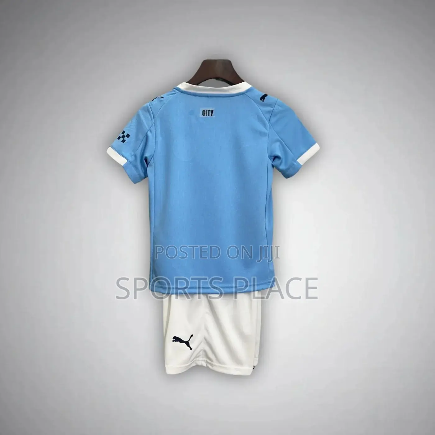 Latest Kids Manchester City Home Jersey 25/26.