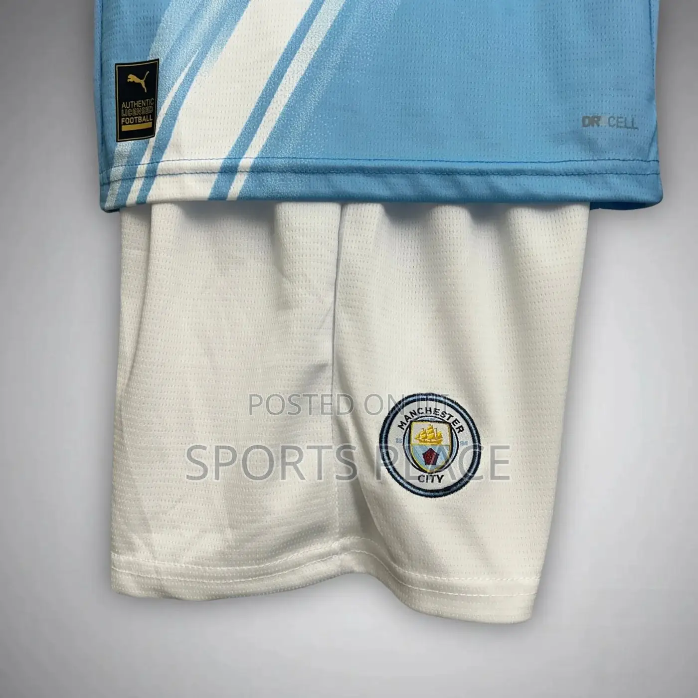 Latest Kids Manchester City Home Jersey 25/26.