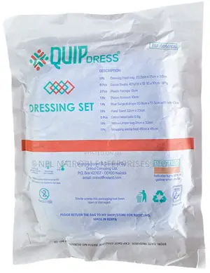 Disposable Dressing Pack With Scissors (Ref: Qds010s)