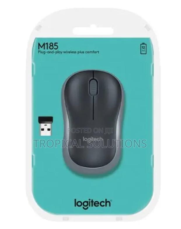 Logitech M185 Wireless Mouse ,Grrey, Blue, Red Available - thumbnail 2