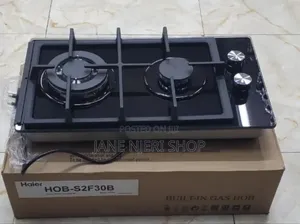 Haier Inbuilt  2 Burner  Glass Top Cooker