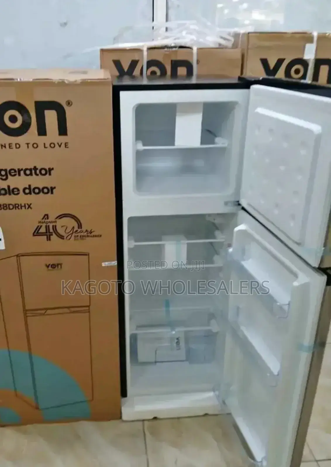 136 Litres Von 2 Door Refrigerator Rf/v-136l/Dd