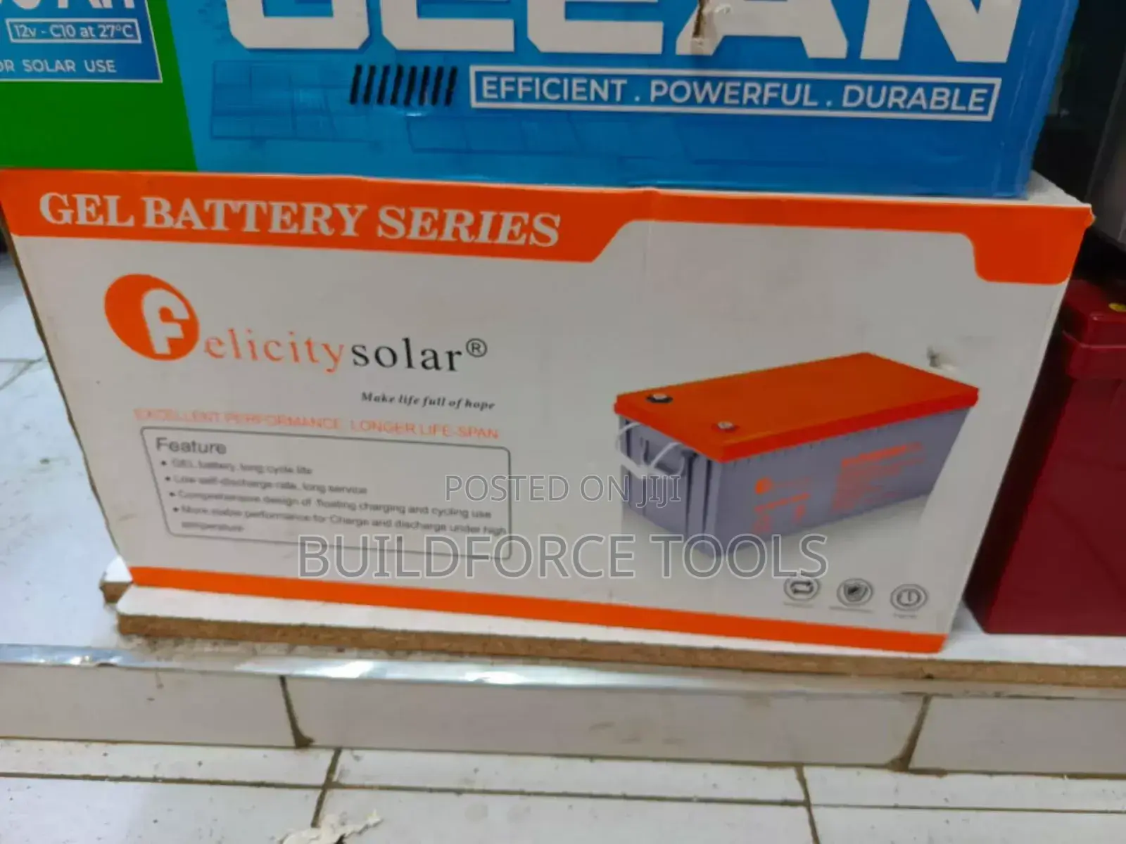 Felicity 12v 200ah Solar Gel Battery