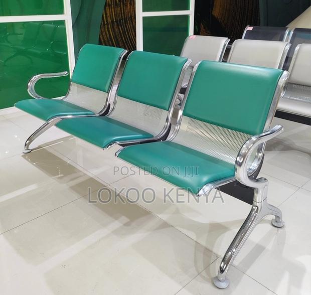 Office Bench : Modern Pu Leather Reception Bench