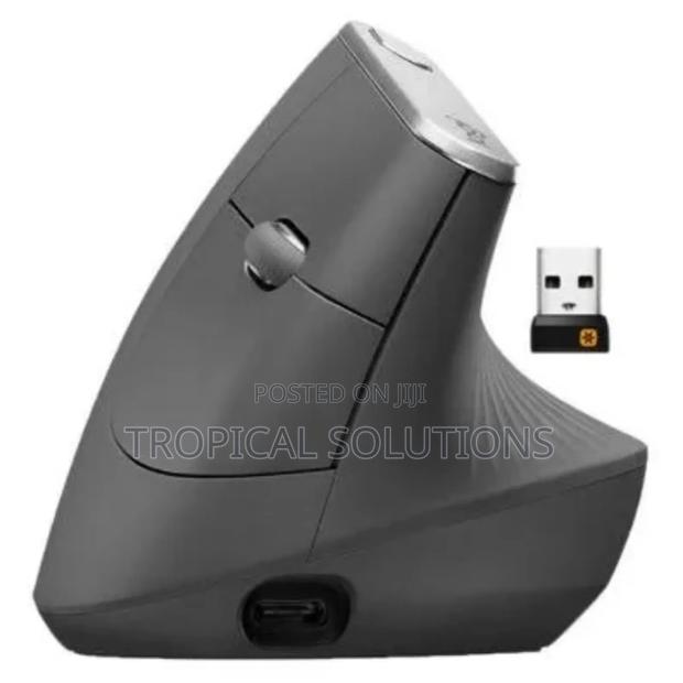 Logitech Mx Vertical Advanced Ergonomic Mouse Graphite - thumbnail 3