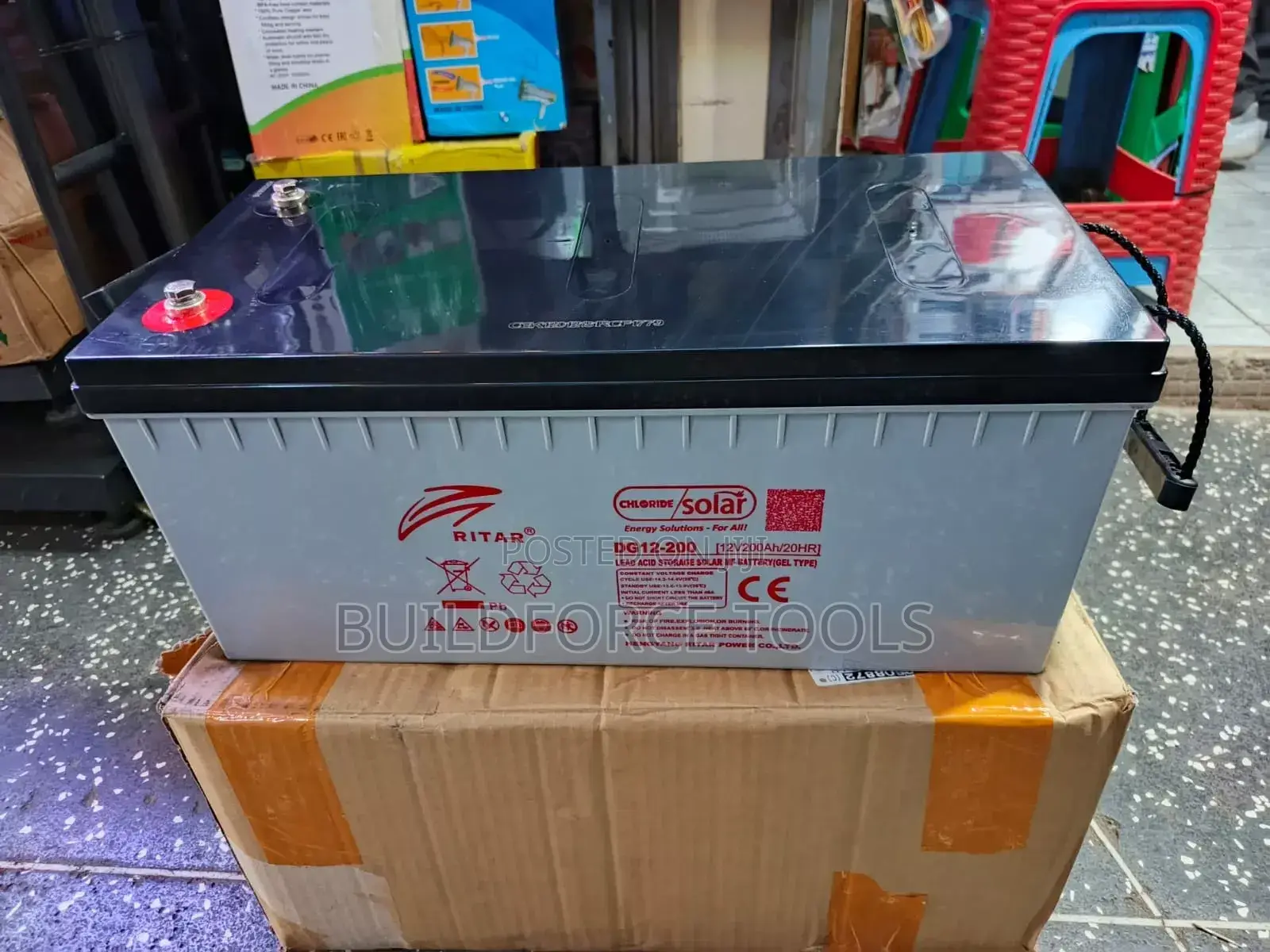 Ritar Chloride 200ah 12v Heavy Duty Backup Battery