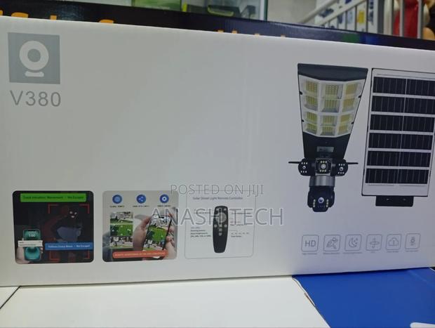 Triple Lence Solar CCTV Floodlight Camera - main view