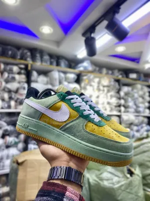 Nike Af 1 Dark Green 
Pure Leather