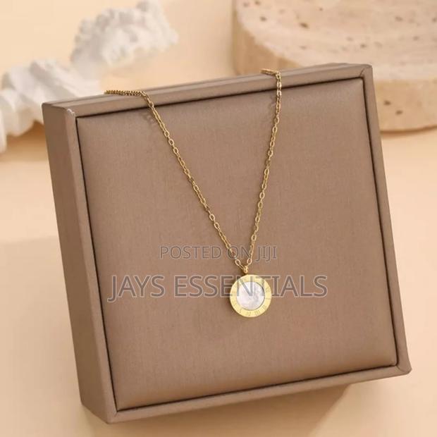 Reversible Stainless Steel Necklace and Earrings Set - thumbnail 8