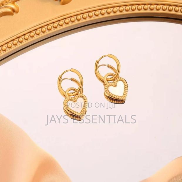 Reversible Stainless Steel Necklace and Earrings Set - thumbnail 12