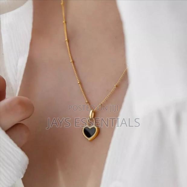 Reversible Stainless Steel Necklace and Earrings Set - thumbnail 14