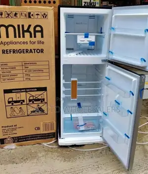 Mika 202 L No-Frost 2 Door Refrigerator #Silver*09