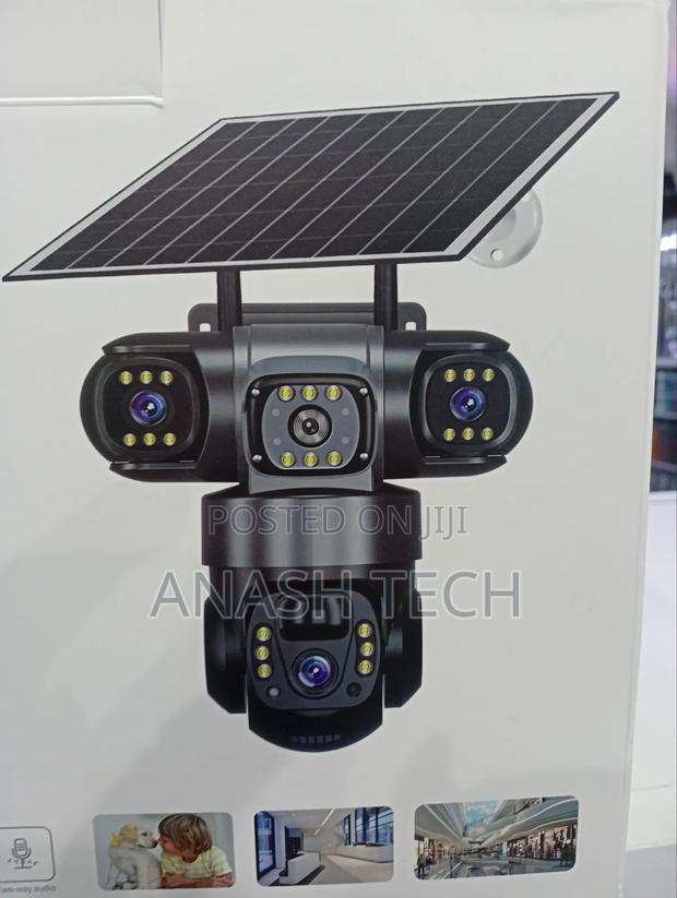 Triple Lence Solar CCTV Camera 4g Simcard - main view