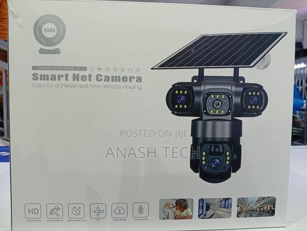Triple Lence Solar CCTV Camera 4g Simcard - thumbnail 2