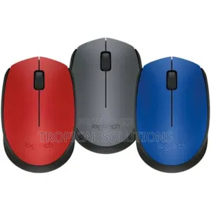 Logitech M171 Wireless Mouse Blue Gray, Black,Blue,Red,White