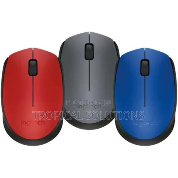 Logitech M171 Wireless Mouse Blue Gray, Black,Blue,Red,White - thumbnail 4