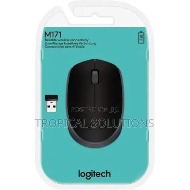 Logitech M171 Wireless Mouse Blue Gray, Black,Blue,Red,White - thumbnail 5
