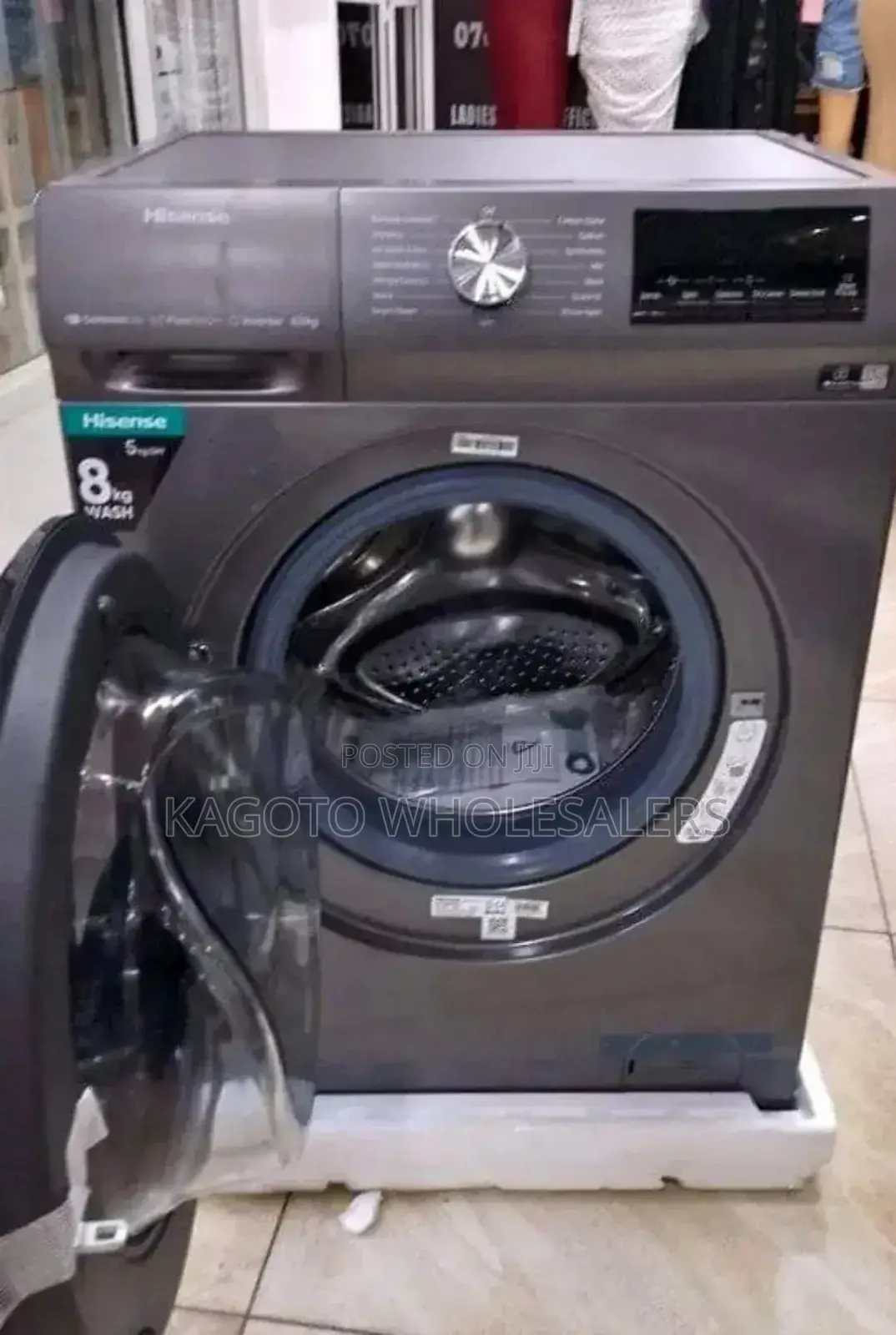 Hisense 8kgs Washing Machine Wash and #Spin H9kg/Mw