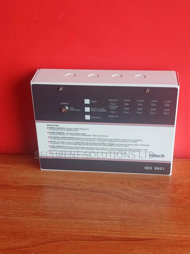 2 Zone Hitech Convection Fire Alarm Control Panel - main view