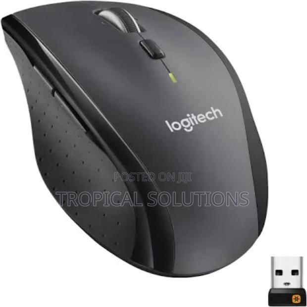 Logitech M705 Marathon Wireless Mouse Black, Charcoal - thumbnail 3