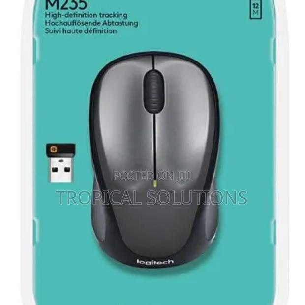 Logitech M235 Wireless Mouse Grey, - main view