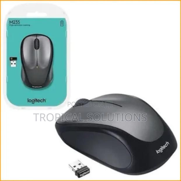 Logitech M235 Wireless Mouse Grey, - thumbnail 2