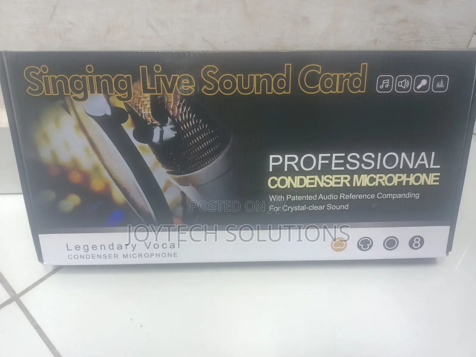 Cristal Clear Sound Vocal Condenser Microphone