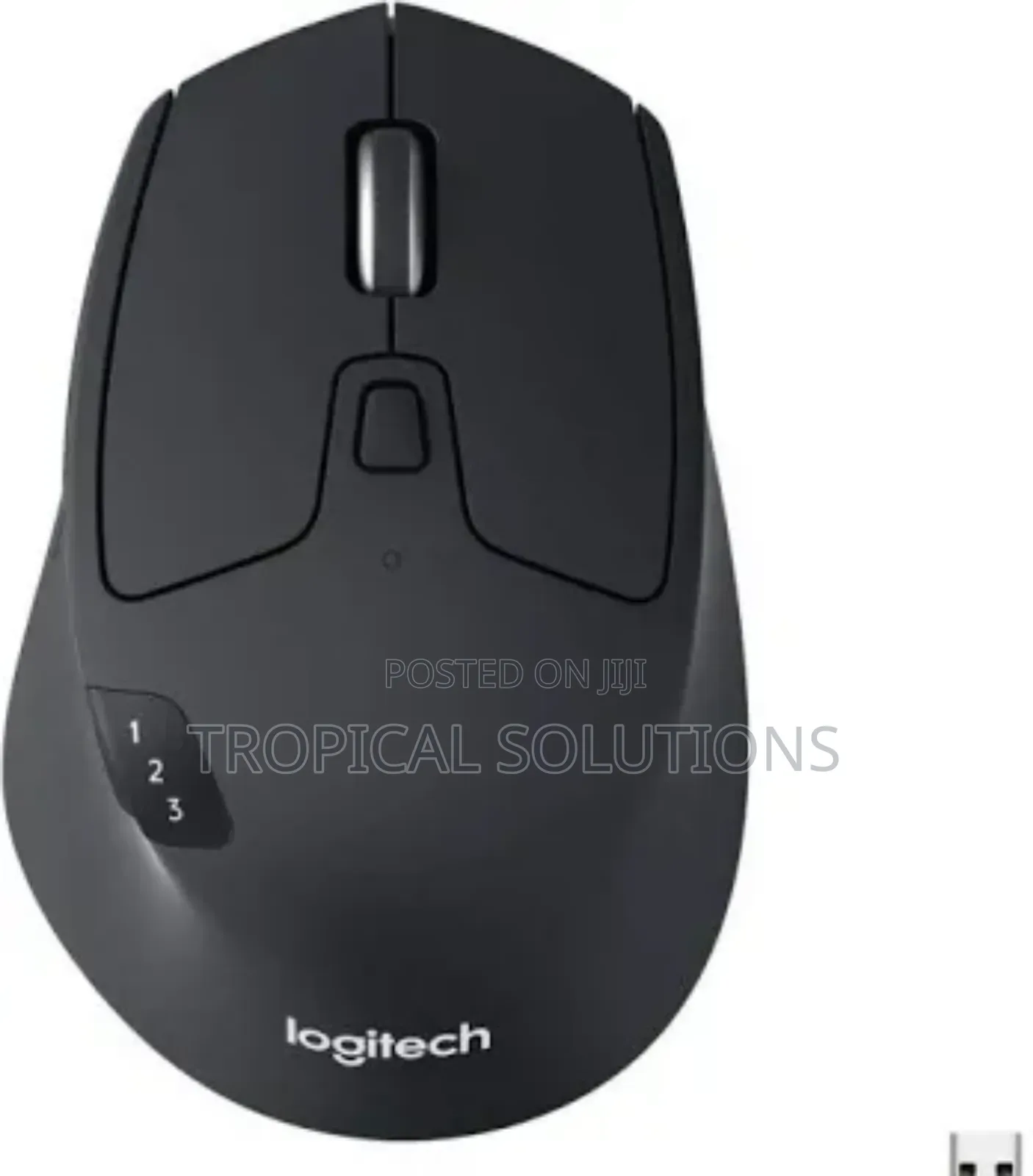 Logitech M720 Mouse Wireless Black Triathlon