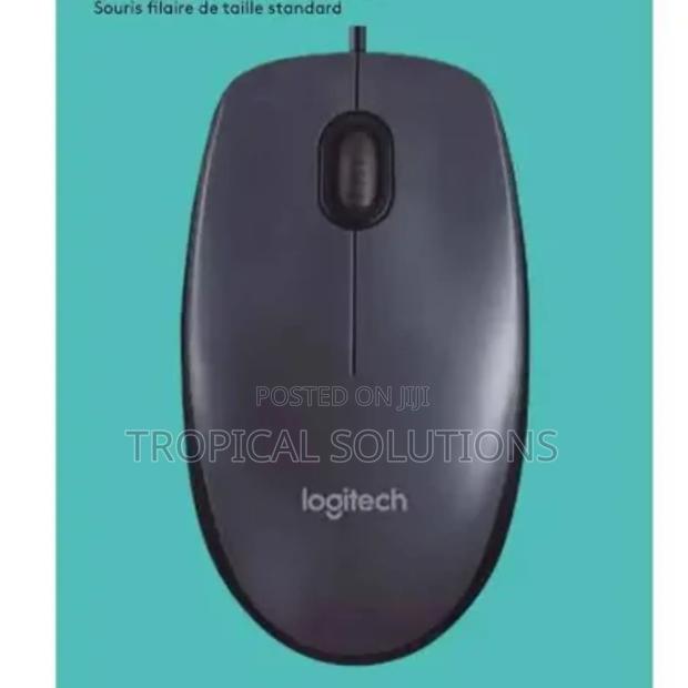 Logitech M90 Corded Mouse Black - thumbnail 2