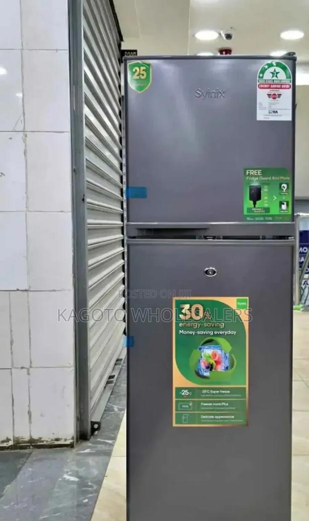 Syinix 138ltr Double Door Refrigerator Grey#S138*L - main view