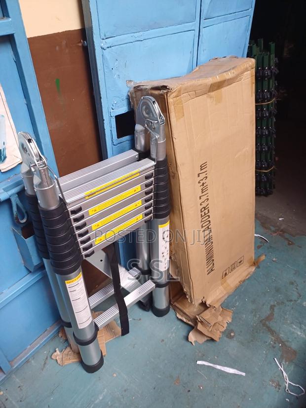 7.4m Telescopic Aluminum Ladder Double(3.7+3.7m) - main view