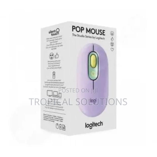 Logitech Wireless Pop Mouse With Customizable Emoji - main view