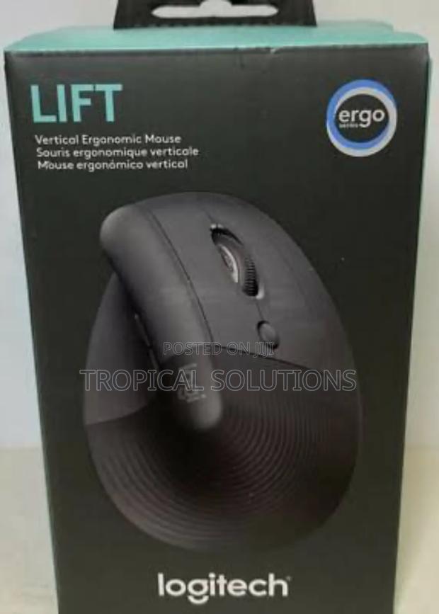 Logitech Lift Vertical Ergonomic Mouse Graphite - main view