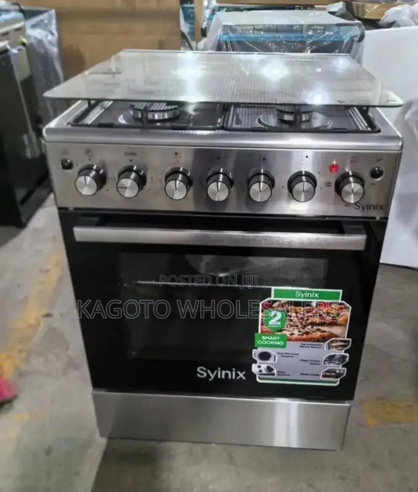 Synix 60 by 60 3+1electric Standing Cooker S60#60