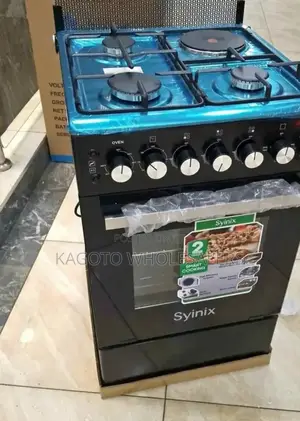 Synix 50 by 55 3+1 Free Standing Gas Cooker S50#55