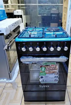 Synix 50 by 55 3+1 Standing Gas Cooker S50#55
