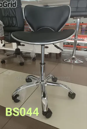 Modern Black Executive Office/Salon / Bar Stool 