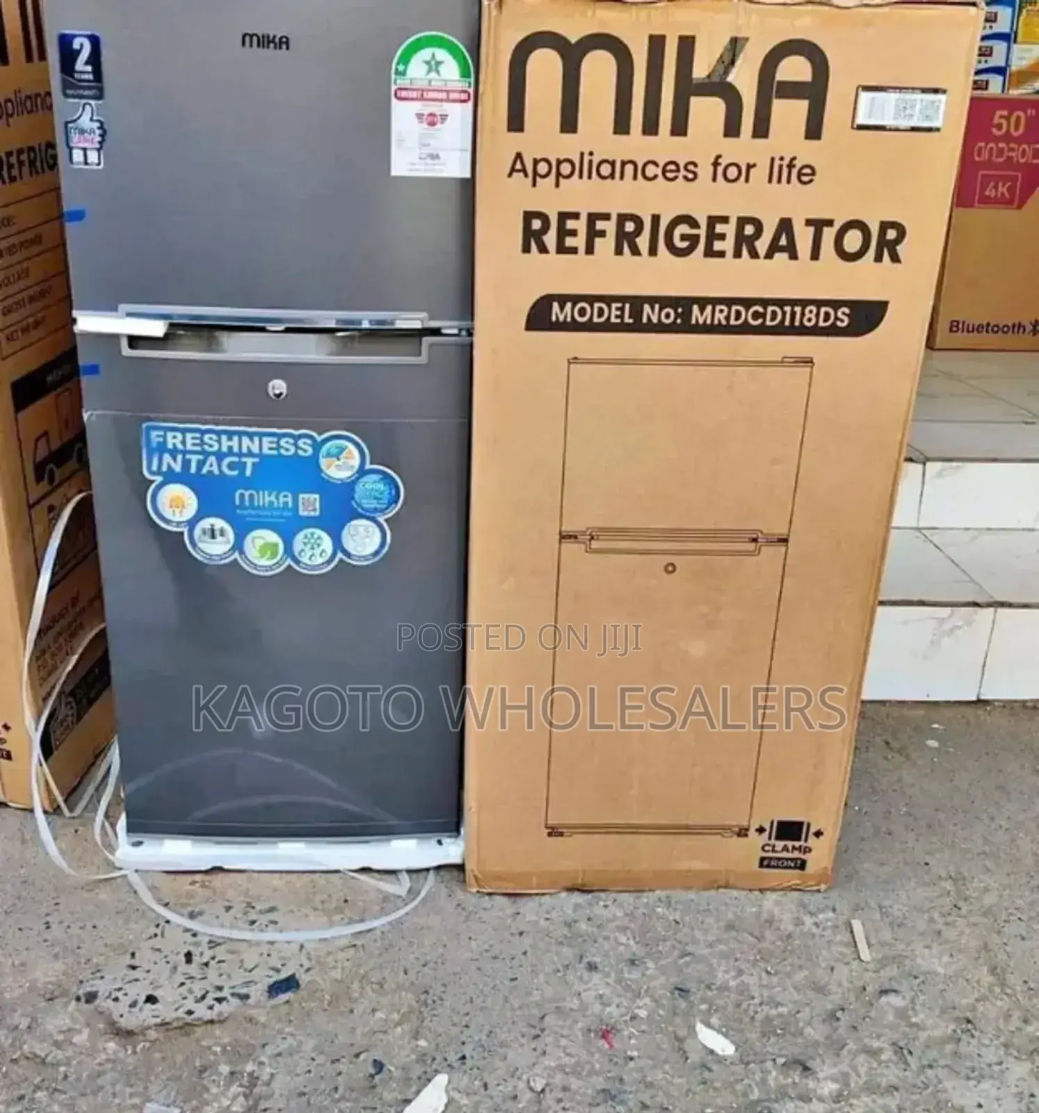 138litrs Mika Two Door Refrigerator Rf#D