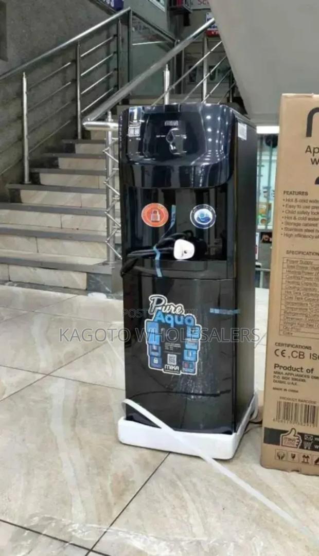Mika Hot and Cold Water Dispenser Top Load Black #H2n#
