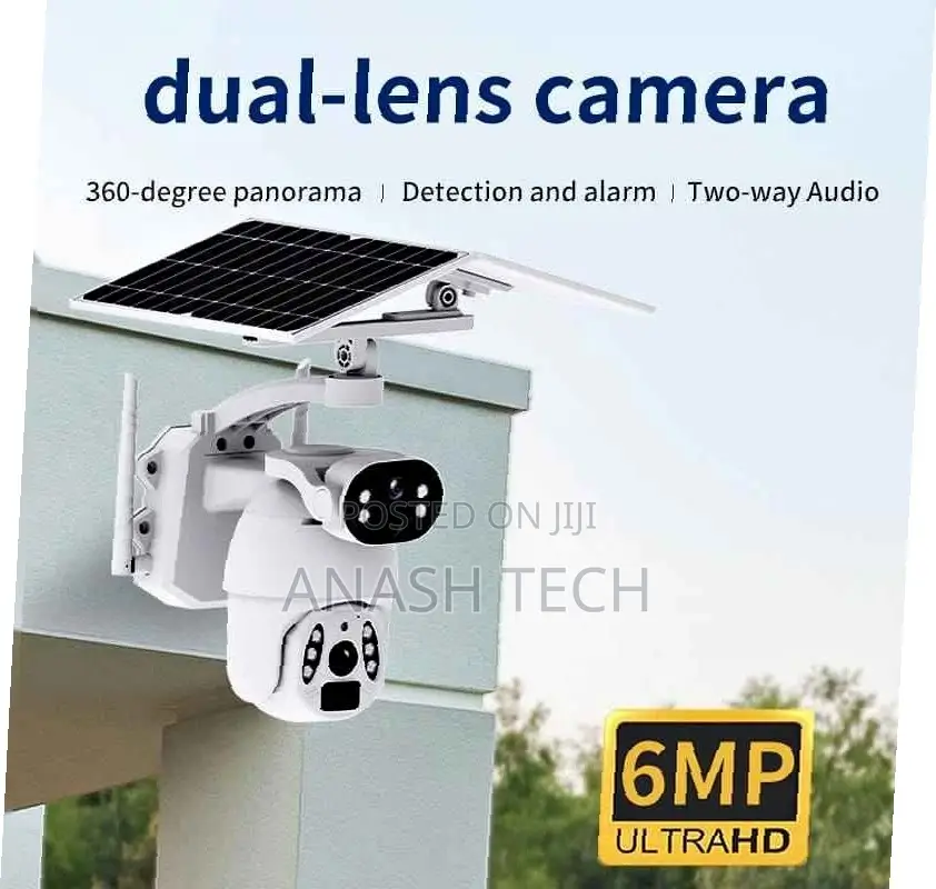 4g Solar Camera 6mp Ubox App Motion Tracking PTZ