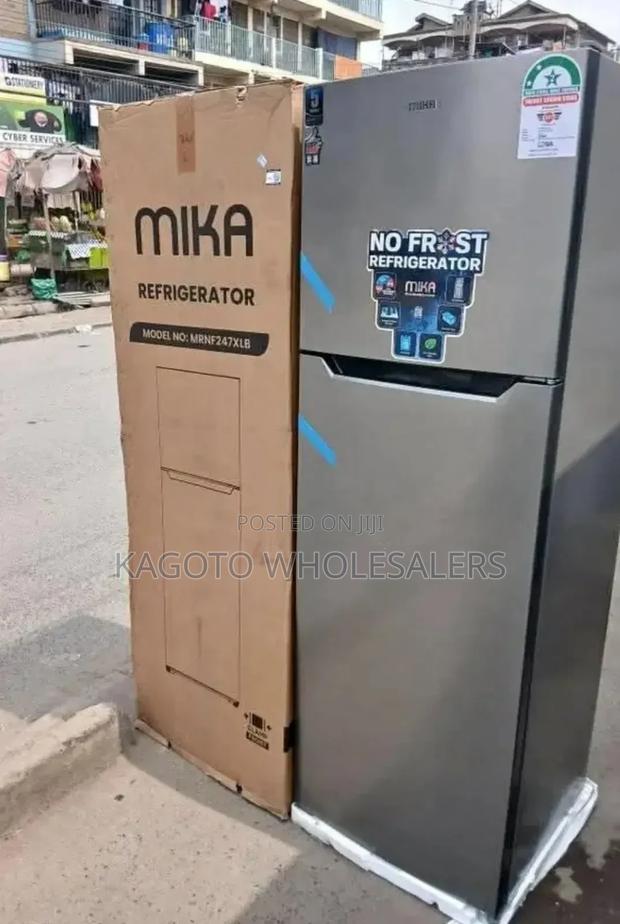 Mika 247 Litres Two Door Refrigerator (#Silverbdody) #Mfr