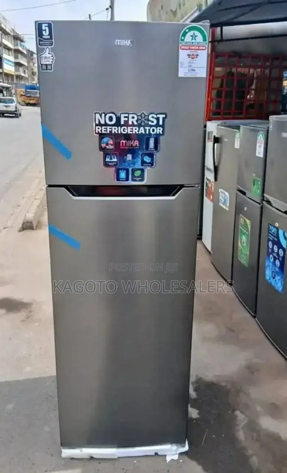 Mika 247l Double Door Refrigerator (#Silverbdody) #Mfr