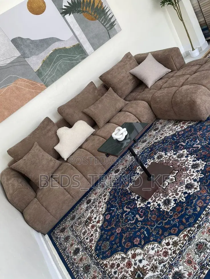 Handmade 6 Seater Bubble L Seat Sofa