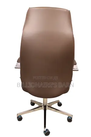 Office Chairs; Havard Pu Brown Leather Office Chair