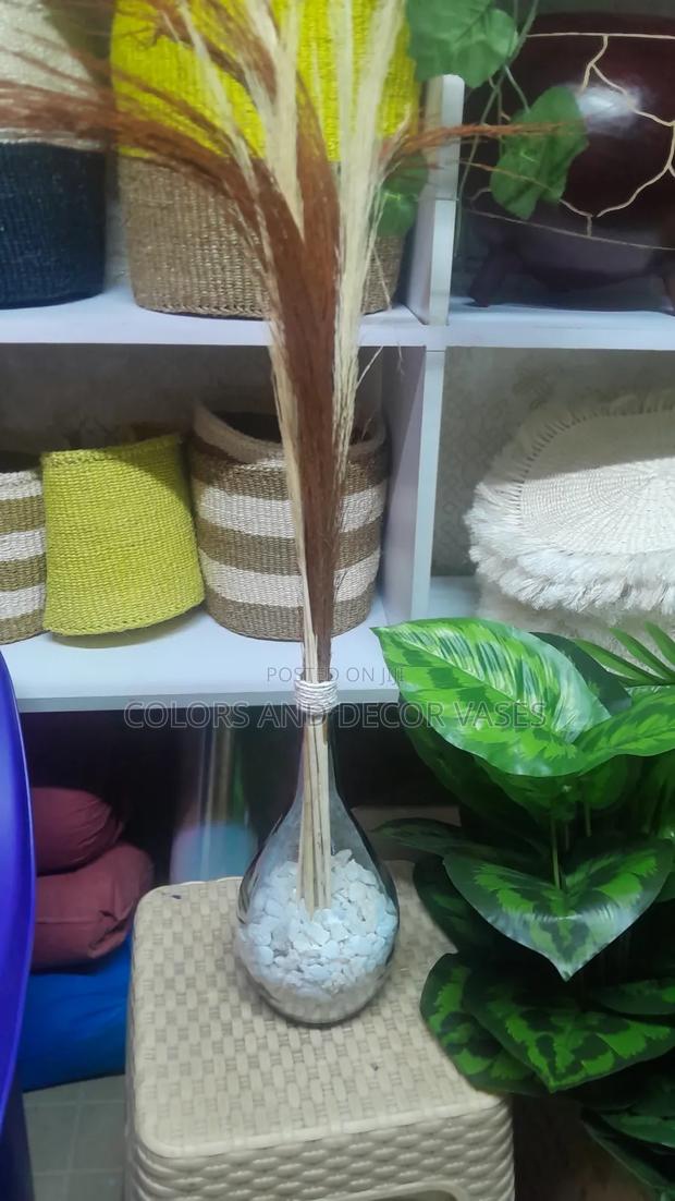 Home Decor Glass Vase Set Up - main view