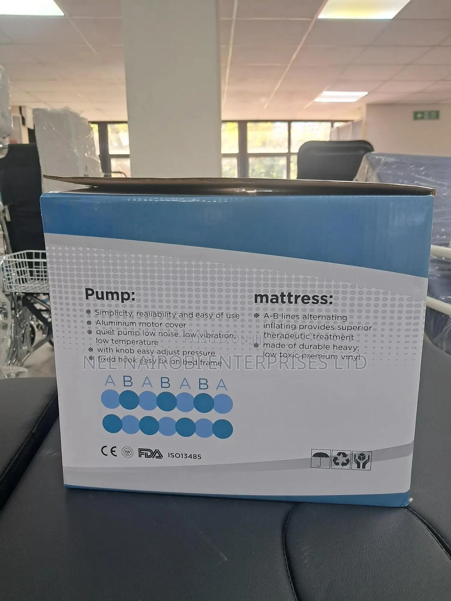 Therapeutic Ripple Mattress for Pressure Ulcer Therapy